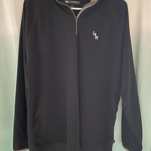 Small black fleece quarter zip sale!